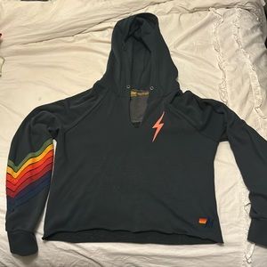 Aviator nation cropped hoodie